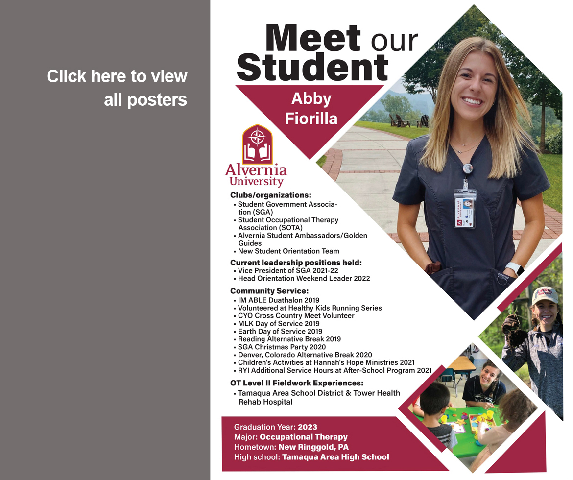 Student profile poster