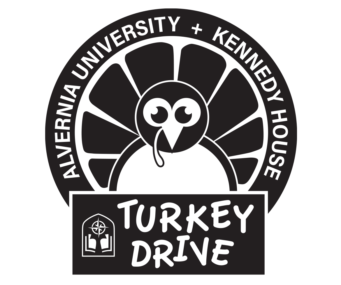 Turkey Drive Logo, black and white
